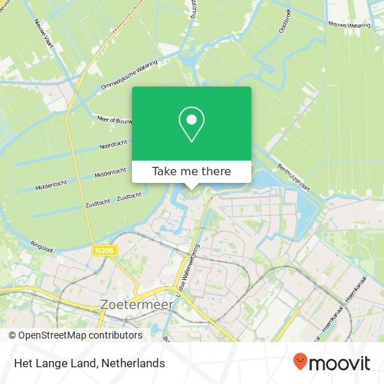 Het Lange Land Karte