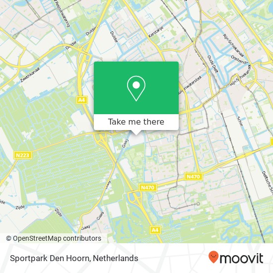 Sportpark Den Hoorn map