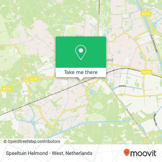 Speeltuin Helmond - West map