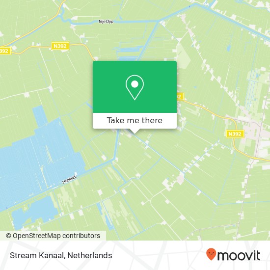 Stream Kanaal map