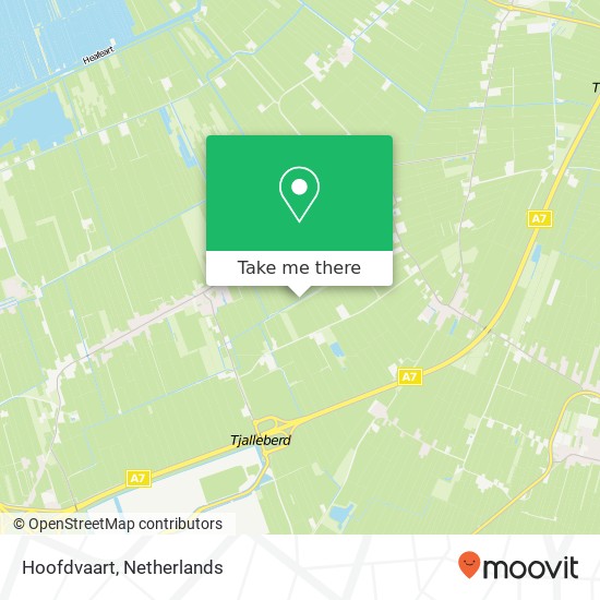 Hoofdvaart map