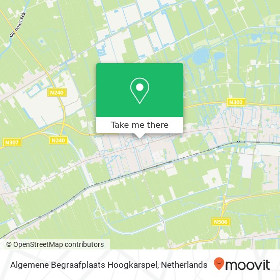 Algemene Begraafplaats Hoogkarspel map