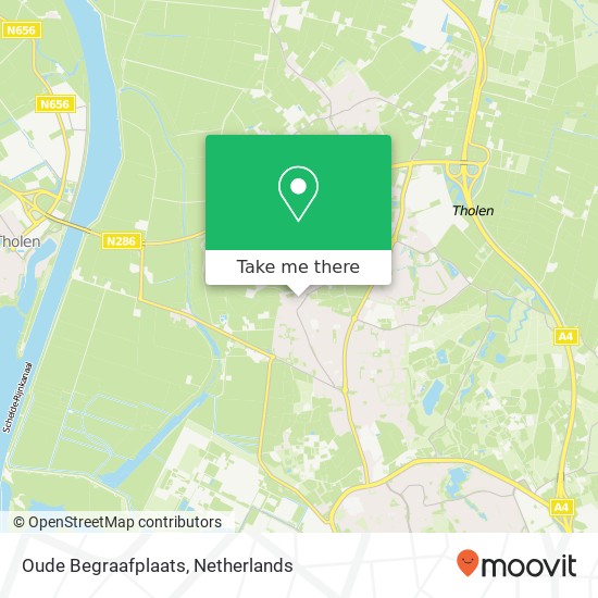 Oude Begraafplaats map