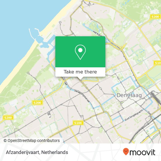 Afzanderijvaart map