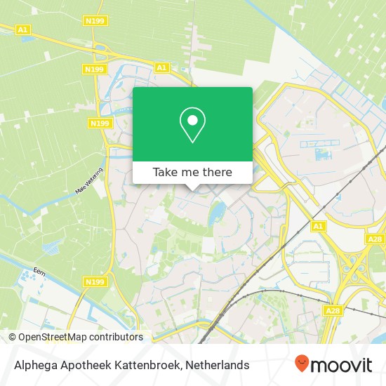 Alphega Apotheek Kattenbroek map