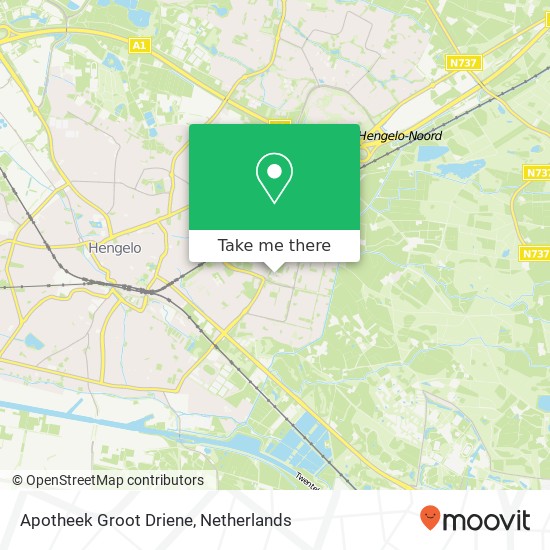 Apotheek Groot Driene map