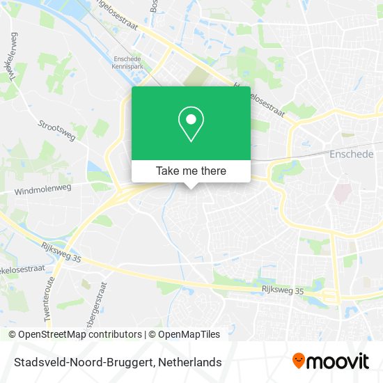 Stadsveld-Noord-Bruggert map