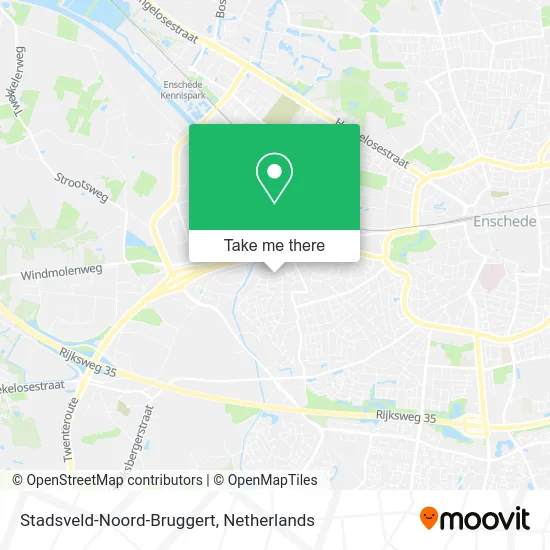 Stadsveld-Noord-Bruggert map