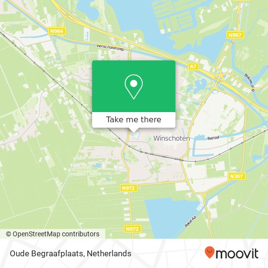 Oude Begraafplaats map