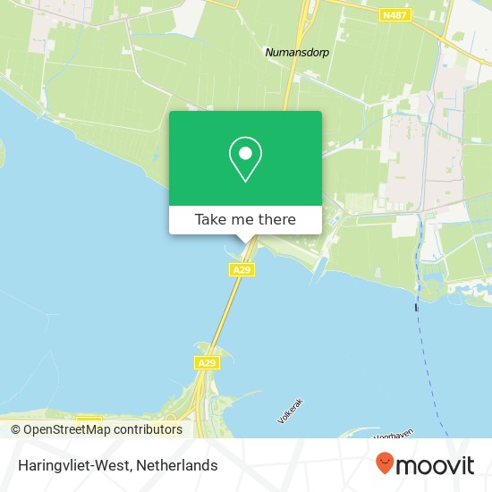 Haringvliet-West map