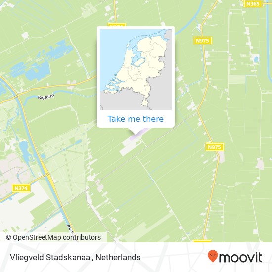 Vliegveld Stadskanaal Karte