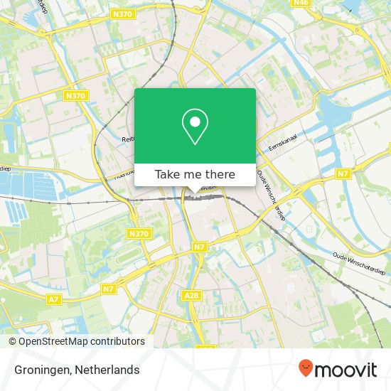 Groningen Karte