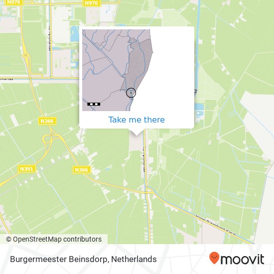 Burgermeester Beinsdorp Karte