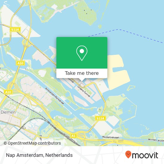 Nap Amsterdam map