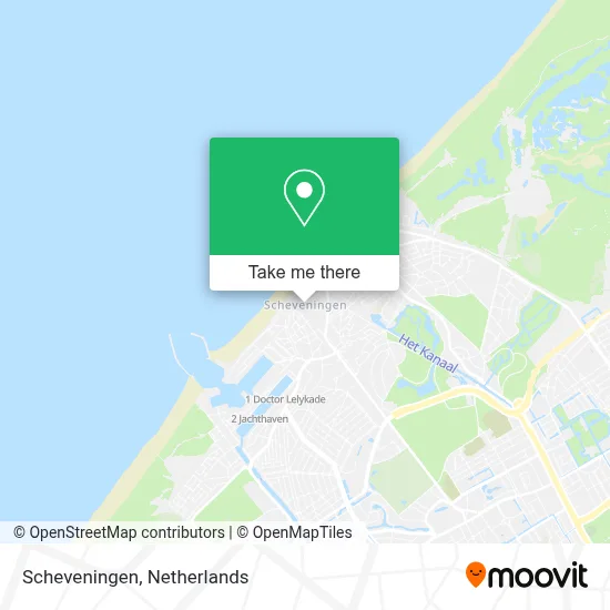 Scheveningen map