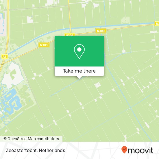 Zeeastertocht map