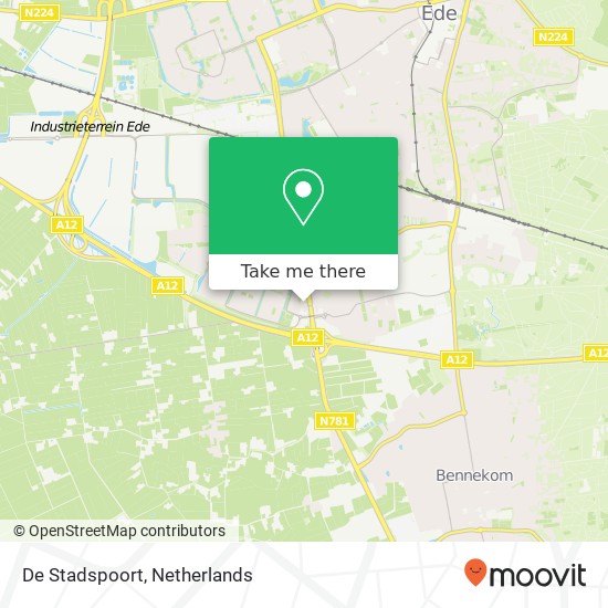 De Stadspoort map