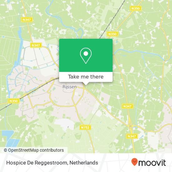 Hospice De Reggestroom map