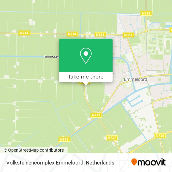 Volkstuinencomplex Emmeloord map