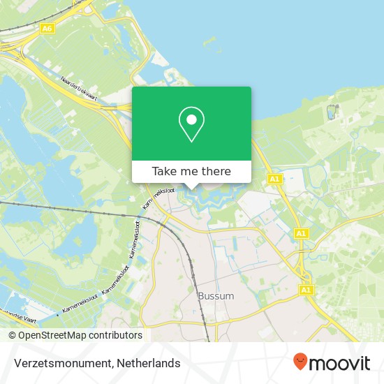 Verzetsmonument map