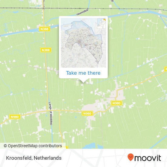 Kroonsfeld map