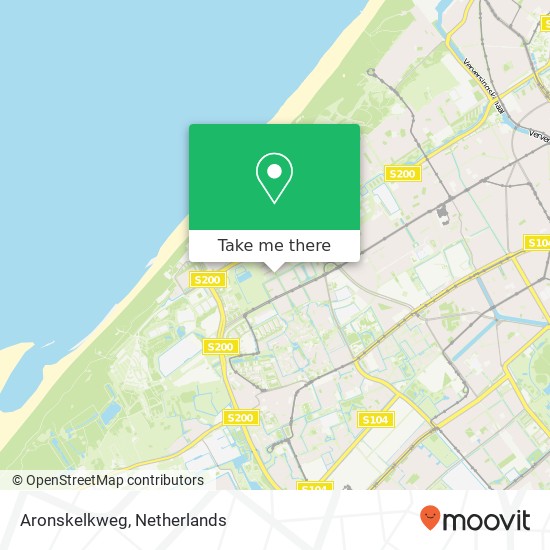 Aronskelkweg map