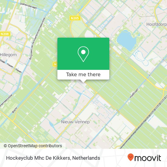 Hockeyclub Mhc De Kikkers map