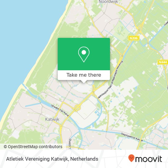 Atletiek Vereniging Katwijk map