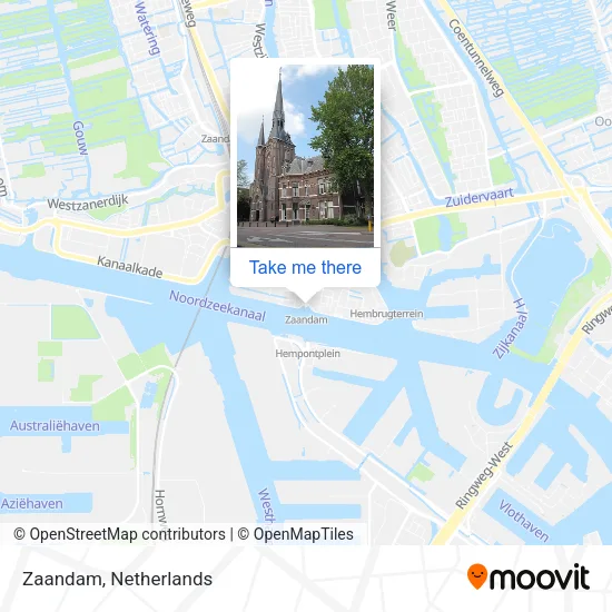 Zaandam map