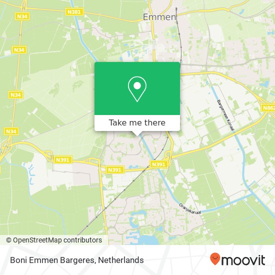 Boni Emmen Bargeres map
