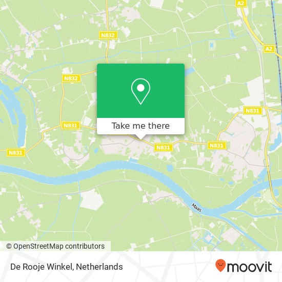 De Rooje Winkel map