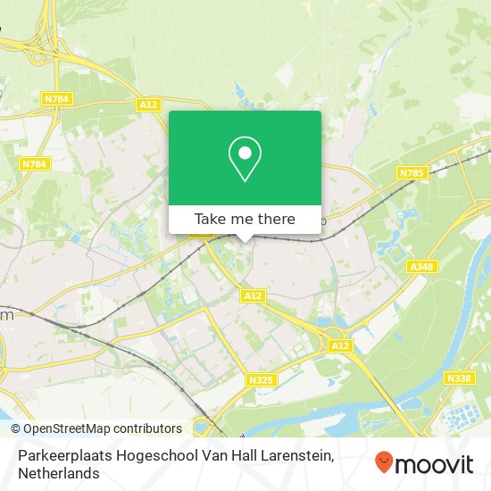 Parkeerplaats Hogeschool Van Hall Larenstein map