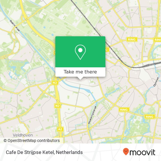 Cafe De Strijpse Ketel map