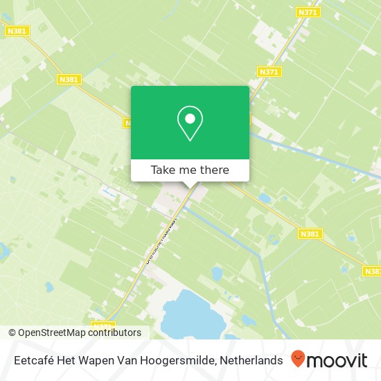 Eetcafé Het Wapen Van Hoogersmilde map