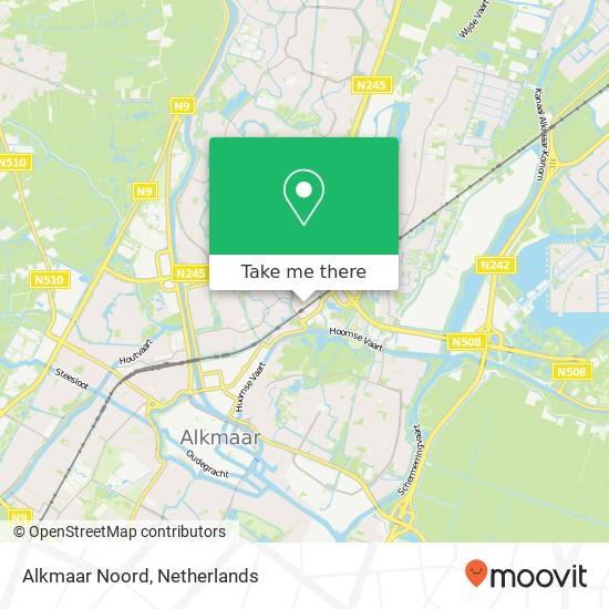 Alkmaar Noord Karte