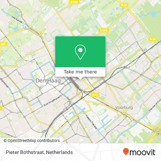 Pieter Bothstraat map