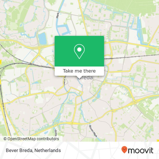 Bever Breda map