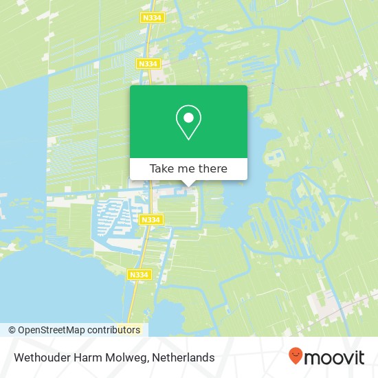 Wethouder Harm Molweg map