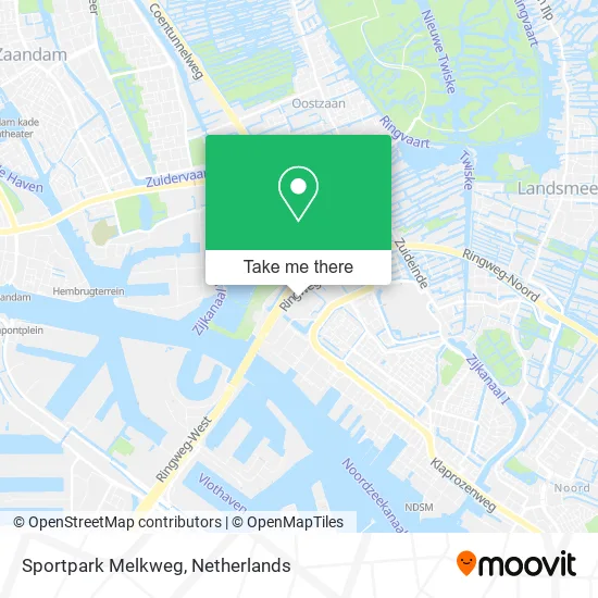 Sportpark Melkweg map