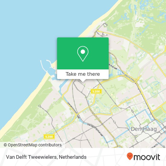 Van Delft Tweewielers map