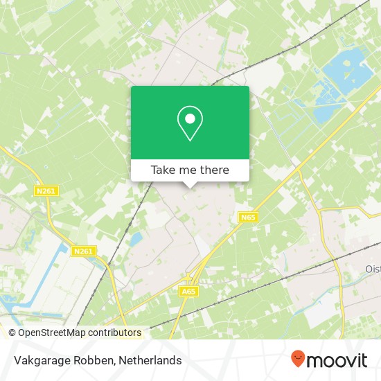 Vakgarage Robben map