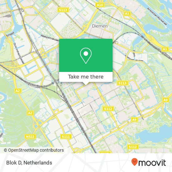 Blok D map