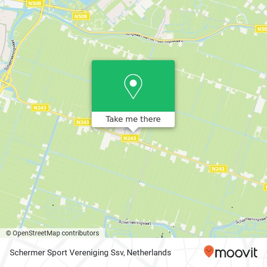 Schermer Sport Vereniging Ssv map