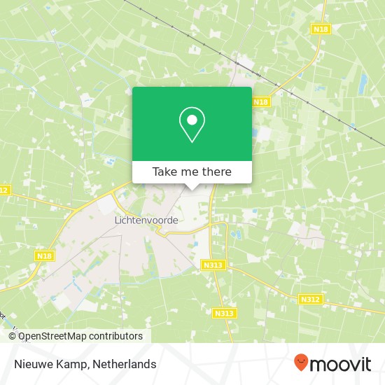 Nieuwe Kamp map