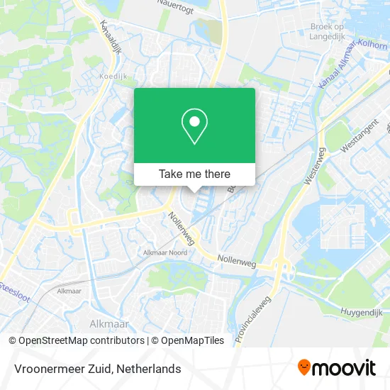 Vroonermeer Zuid map