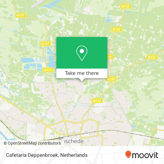 Cafetaria Deppenbroek map