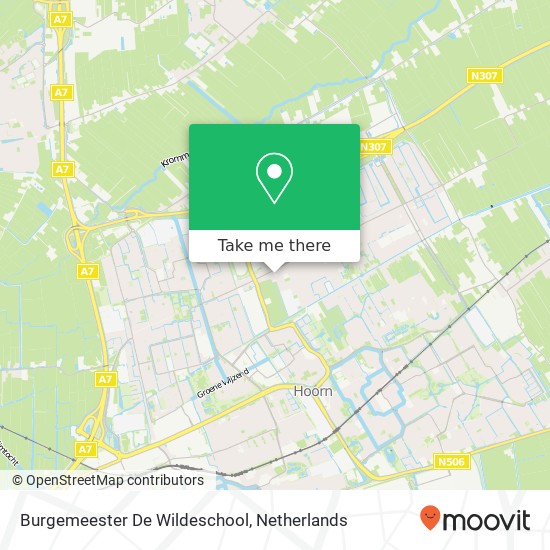 Burgemeester De Wildeschool map