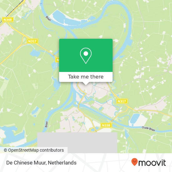 De Chinese Muur Karte