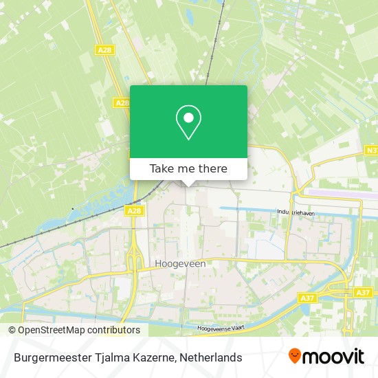 Burgermeester Tjalma Kazerne map