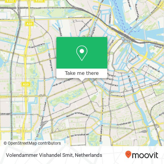 Volendammer Vishandel Smit map